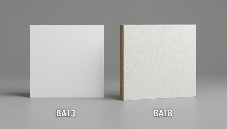 BA13 vs BA18 : Comparez les caractéristiques des plaques de plâtre ...