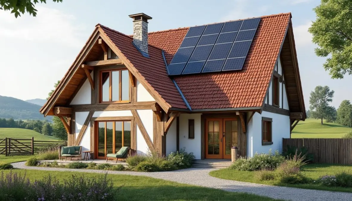 découvrez cette charmante maison alsacienne de 50m² alliant tradition et écoresponsabilité, idéale pour un mode de vie durable et confortable.