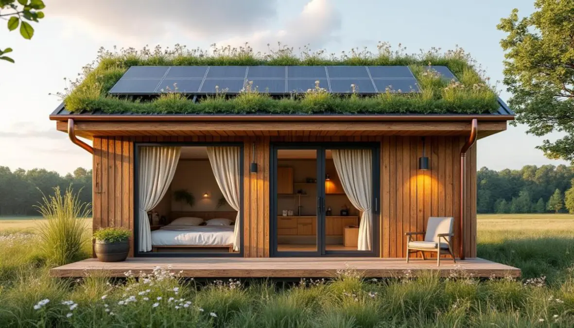 explorez cette tiny house européenne de 18m² alliant confort et autonomie complète hors réseau, idéale pour un habitat écologique et indépendant.