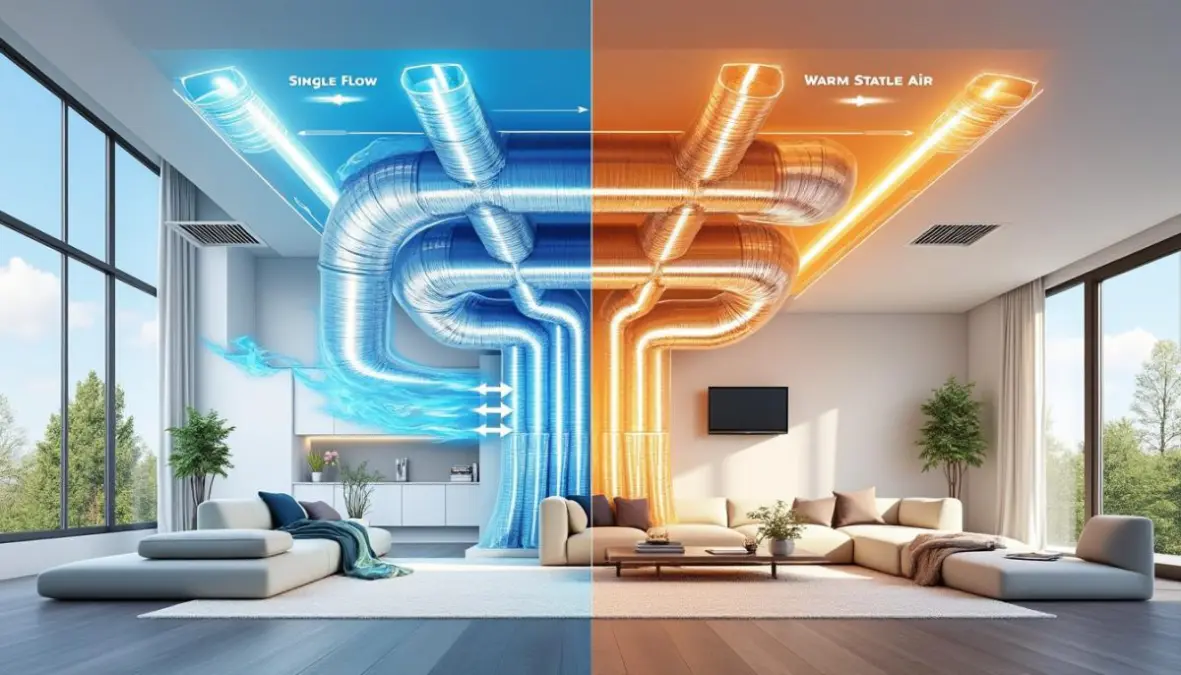 découvrez les différences entre vmc simple flux et double flux pour améliorer la qualité de l'air intérieur et optimiser la ventilation de votre habitat.