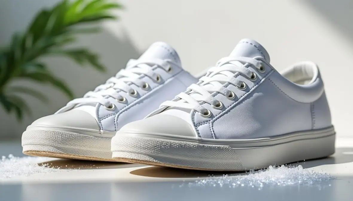 découvrez l'astuce ultime pour redonner éclat et blancheur à vos baskets blanches et les faire paraître comme neuves en quelques étapes simples.