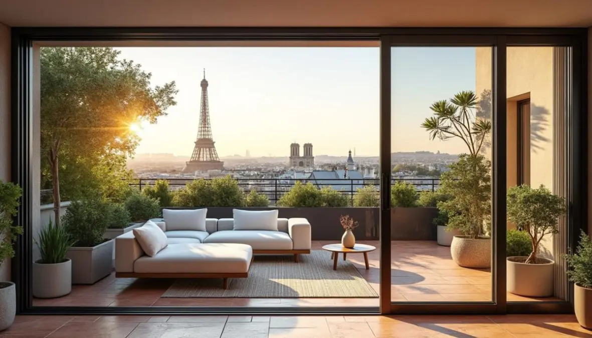 découvrez cette maison privée à belleville, paris, avec une terrasse offrant une vue imprenable, un cadre unique pour vivre en toute tranquillité.