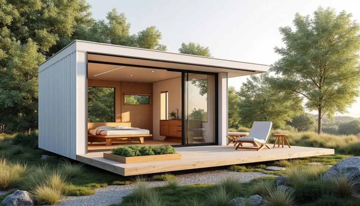 explorez la mini maison préfabriquée pliable amazon de 37m², une solution compacte, innovante et abordable, idéale pour un mode de vie moderne et flexible.