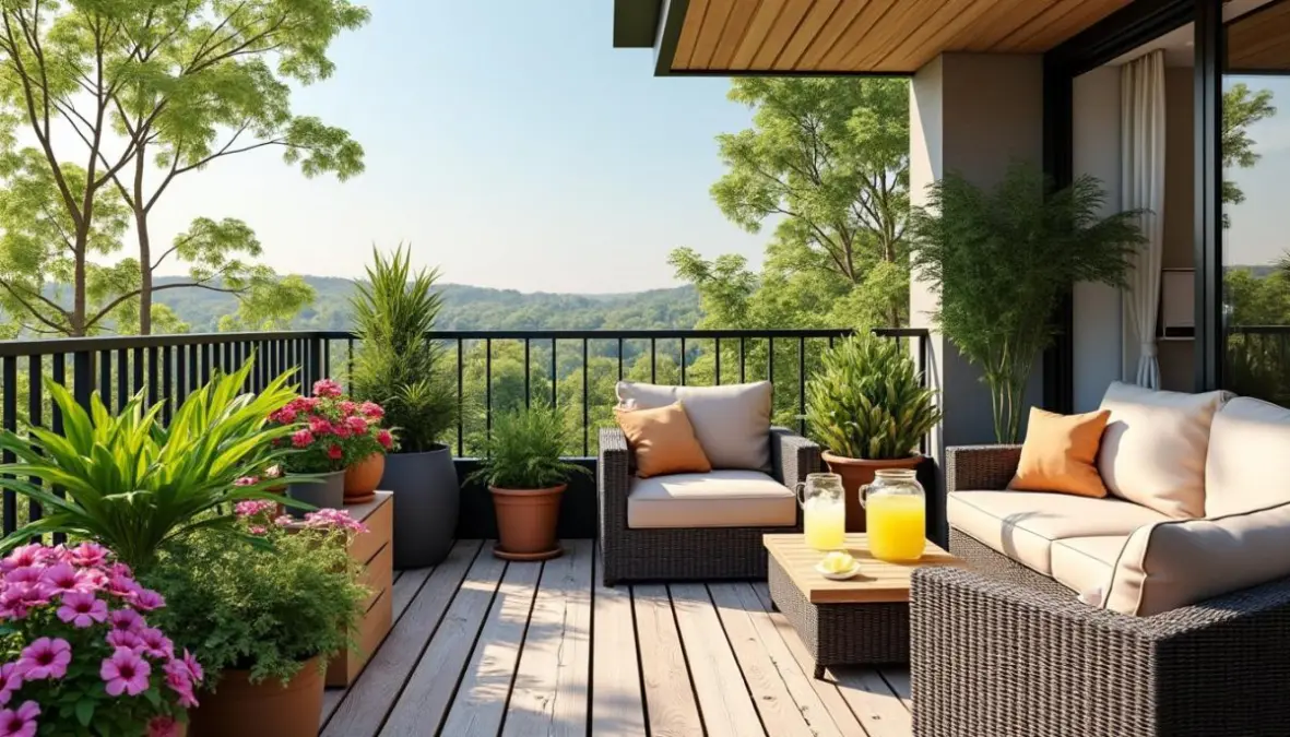 préparez votre balcon pour l'été et transformez-le en un havre de paix en plein air où vous pourrez vous détendre et profiter des beaux jours.