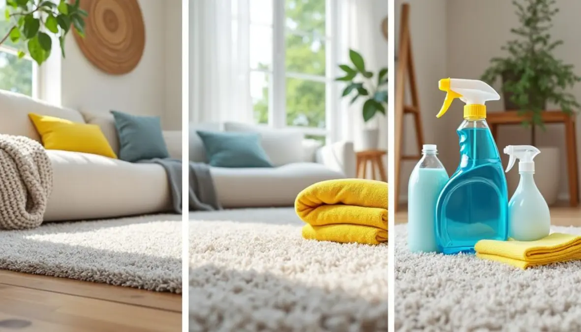 découvrez 3 astuces maison efficaces pour nettoyer vos tapis sans utiliser d'eau et préserver leur qualité facilement.