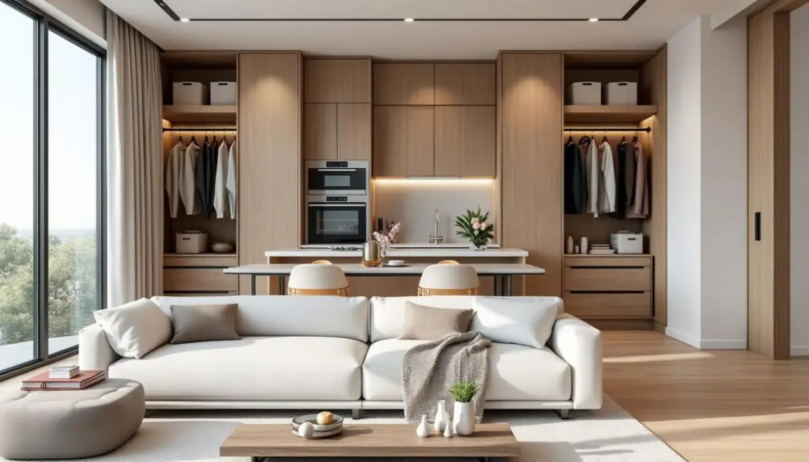 découvrez comment un petit deux-pièces avec m² bien optimisés et deux dressings peut offrir un espace de vie fonctionnel et élégant, maximisant chaque centimètre avec style.