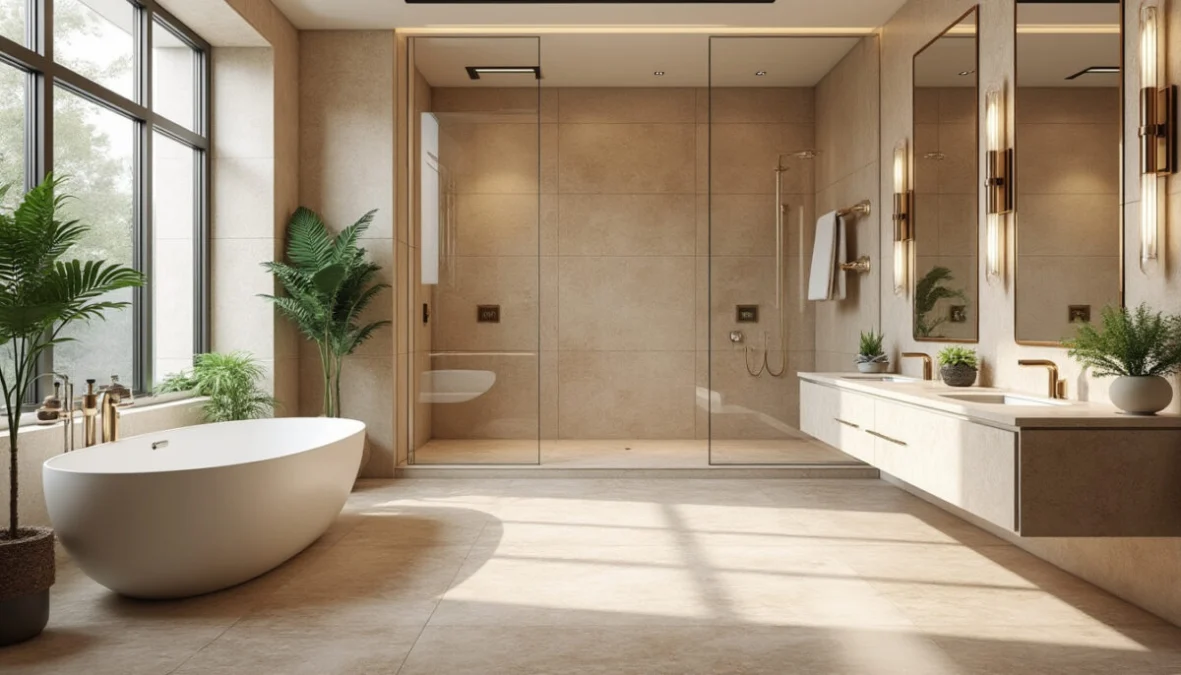 découvrez comment aménager une salle de bain en travertin avec nos astuces et inspirations pour un style élégant, durable et naturel.