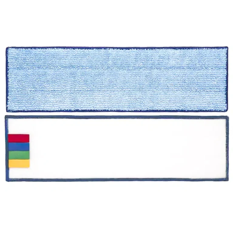 Frange microfibre bleue eco velcro trapèze